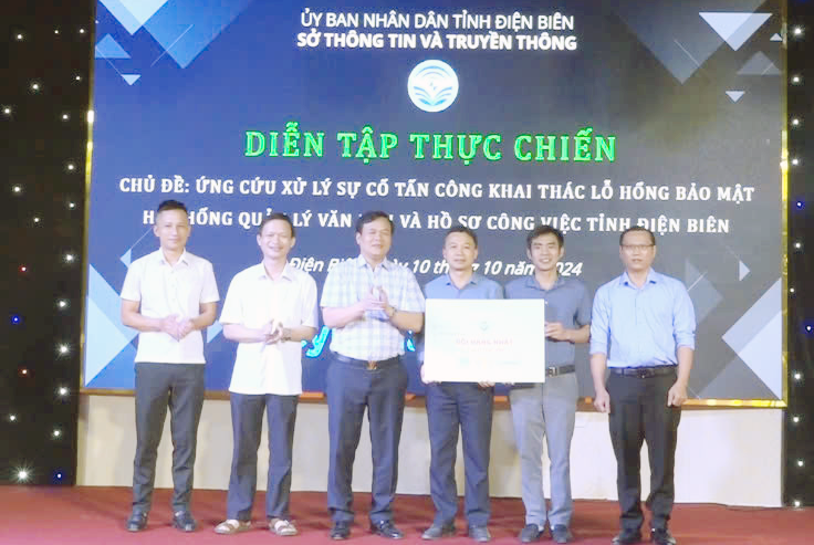 Điện Biên tổ chức “Diễn tập thực chiến an toàn thông tin tỉnh Điện Biên năm 2024” - Ảnh 3.