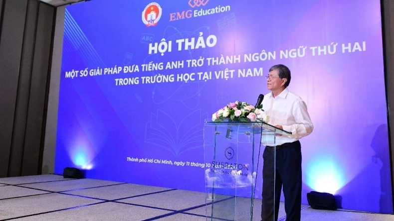 Đưa tiếng Anh trở thành ngôn ngữ thứ hai trong trường học ảnh 1