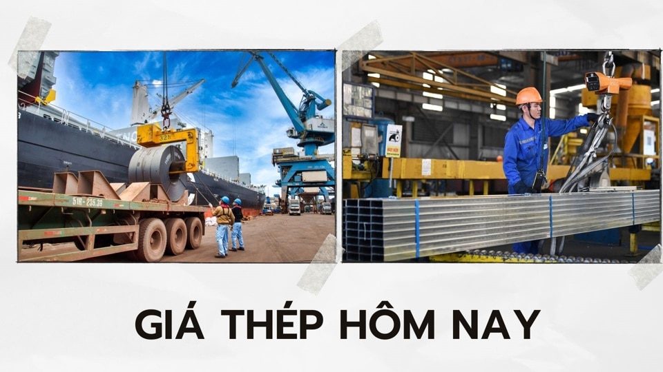 Giá thép tăng trên sàn giao dịch.