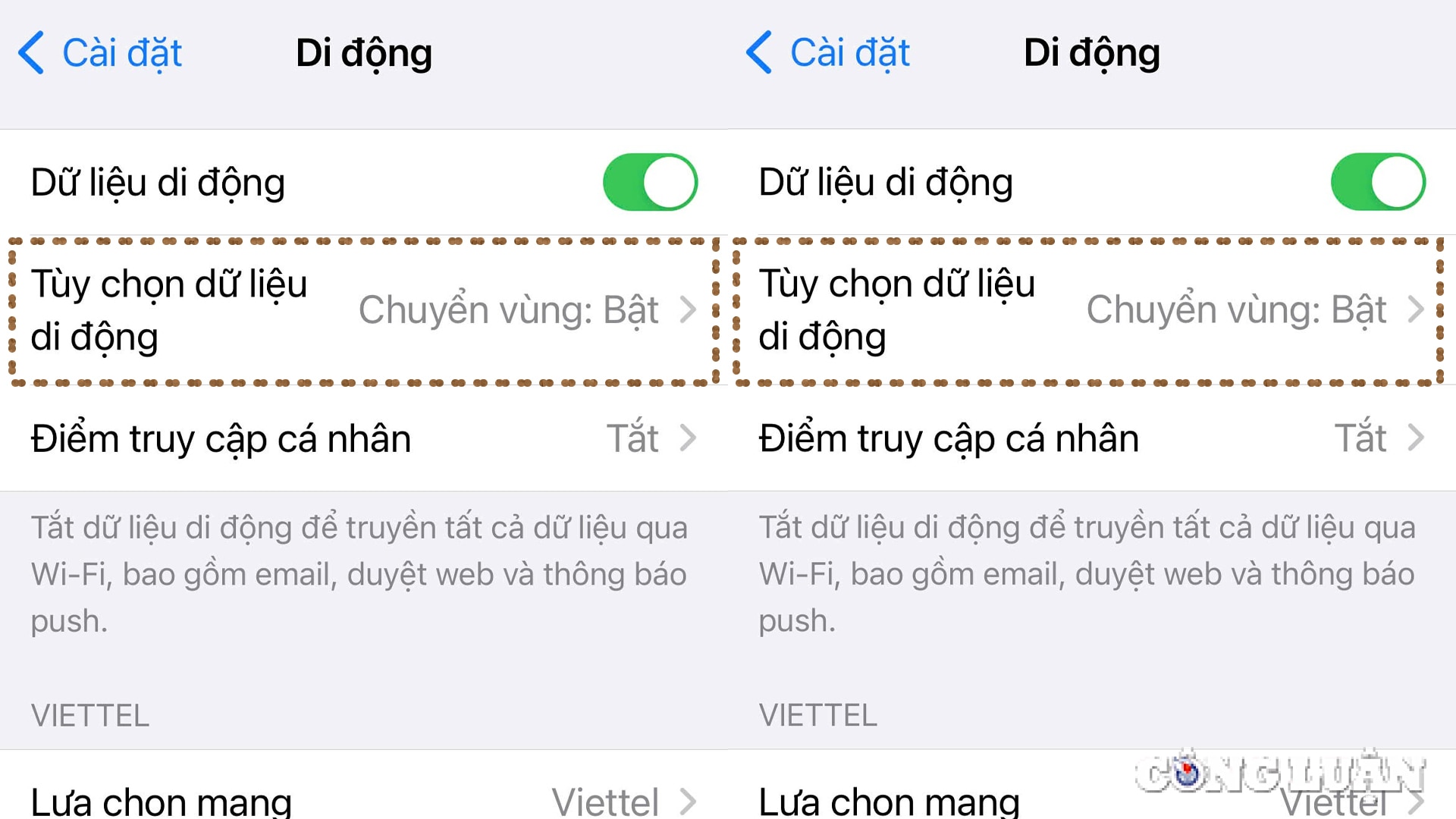 huong dan bat ket noi 5g tren dien thoai hinh 1