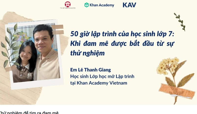 50 giờ lập trình của học sinh lớp 7: Khi đam mê được bắt đầu từ sự thử nghiệm