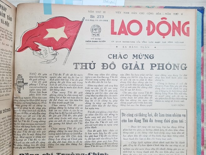 khong khi hao hung ngay giai phong thu do nam 1954 qua nhung trang bao troi thu ma dep nhu ngay tet hinh 1