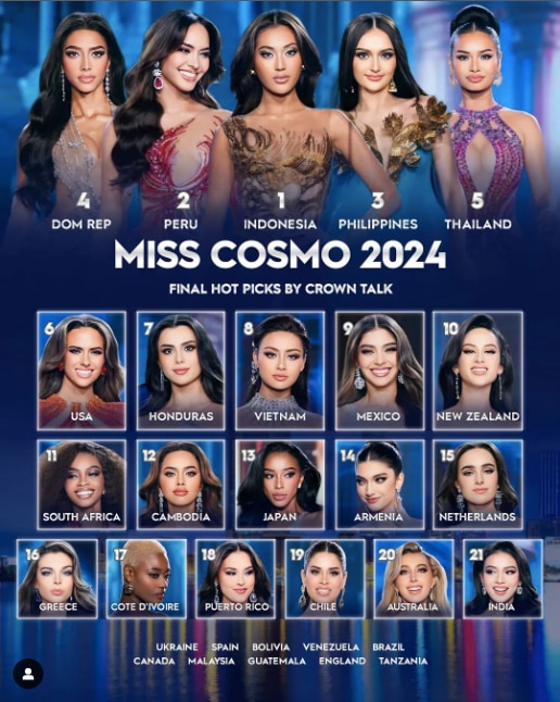 Link xem trực tiếp chung kết Miss Cosmo 2024 - Ảnh 2.