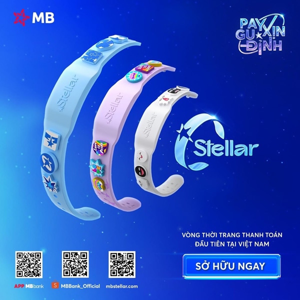 MB Stellar – vòng thời trang thanh toán đầu tiên tại Việt Nam