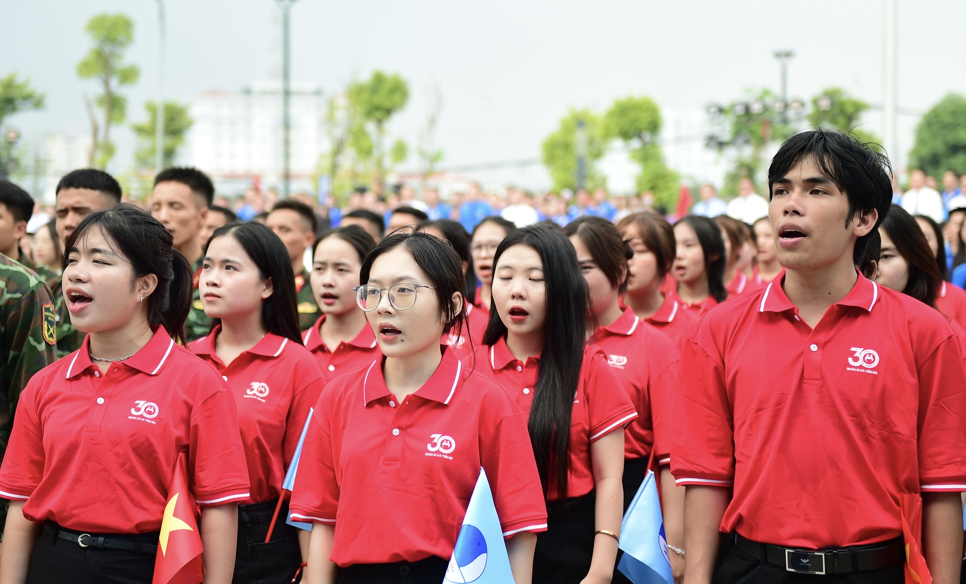 Mãn nhãn màn diễu hành biểu dương lực lượng thanh niên Thủ đô ảnh 18