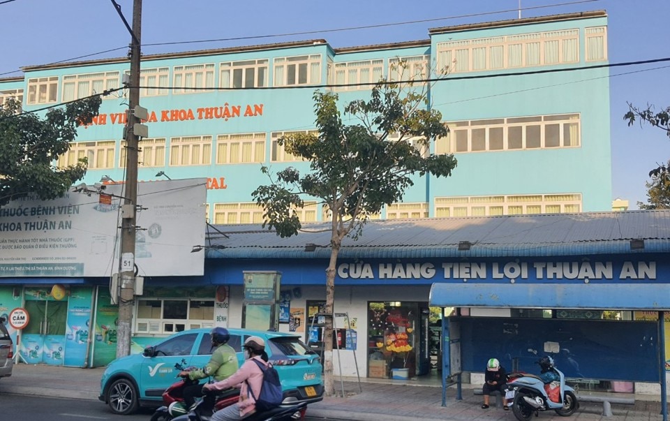 Trung tâm Y tế TP Thuận An. Ảnh: LT