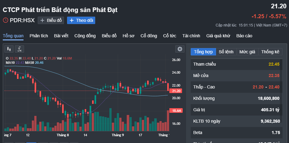 Cổ phiếu Phát Đạt giảm gần sàn sau thông tin chuyển đổi khoản nợ nước ngoài 30 triệu USD- Ảnh 1.