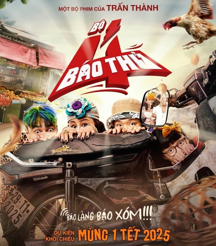 Poster đầu tiên của "Bộ tứ báo thủ".