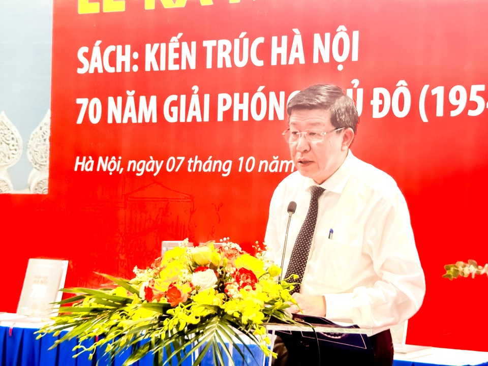 TS.KTS Dương Đức Tuấn - Phó Chủ tịch UBND TP Hà Nội tại buổi lễ ra mắt.