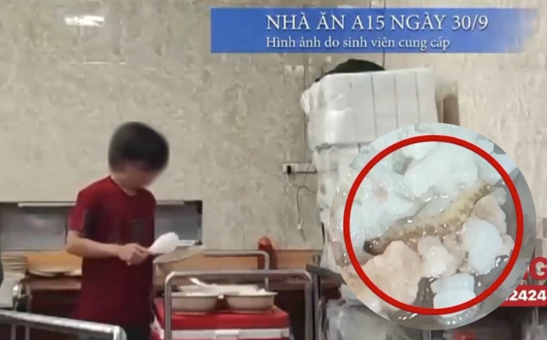 Sinh viên ĐH Bách khoa Hà Nội tố phải ăn cơm thừa canh cặn, nhà trường nói gì?- Ảnh 1.