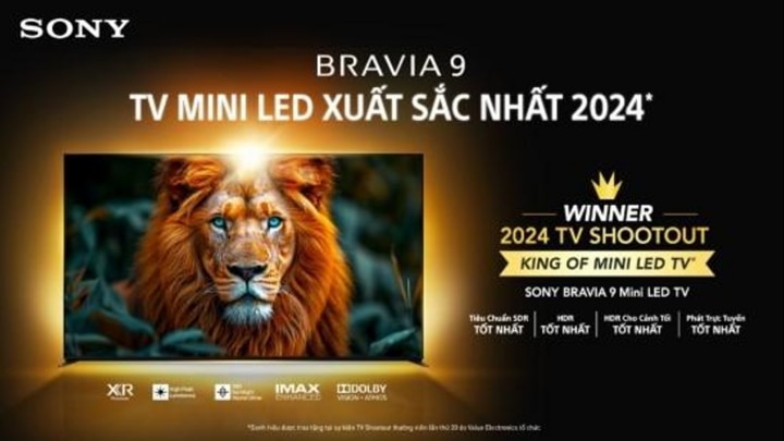 Sony Bravia 9 - 'King of Mini LED TV' gây sốt toàn cầu - 1