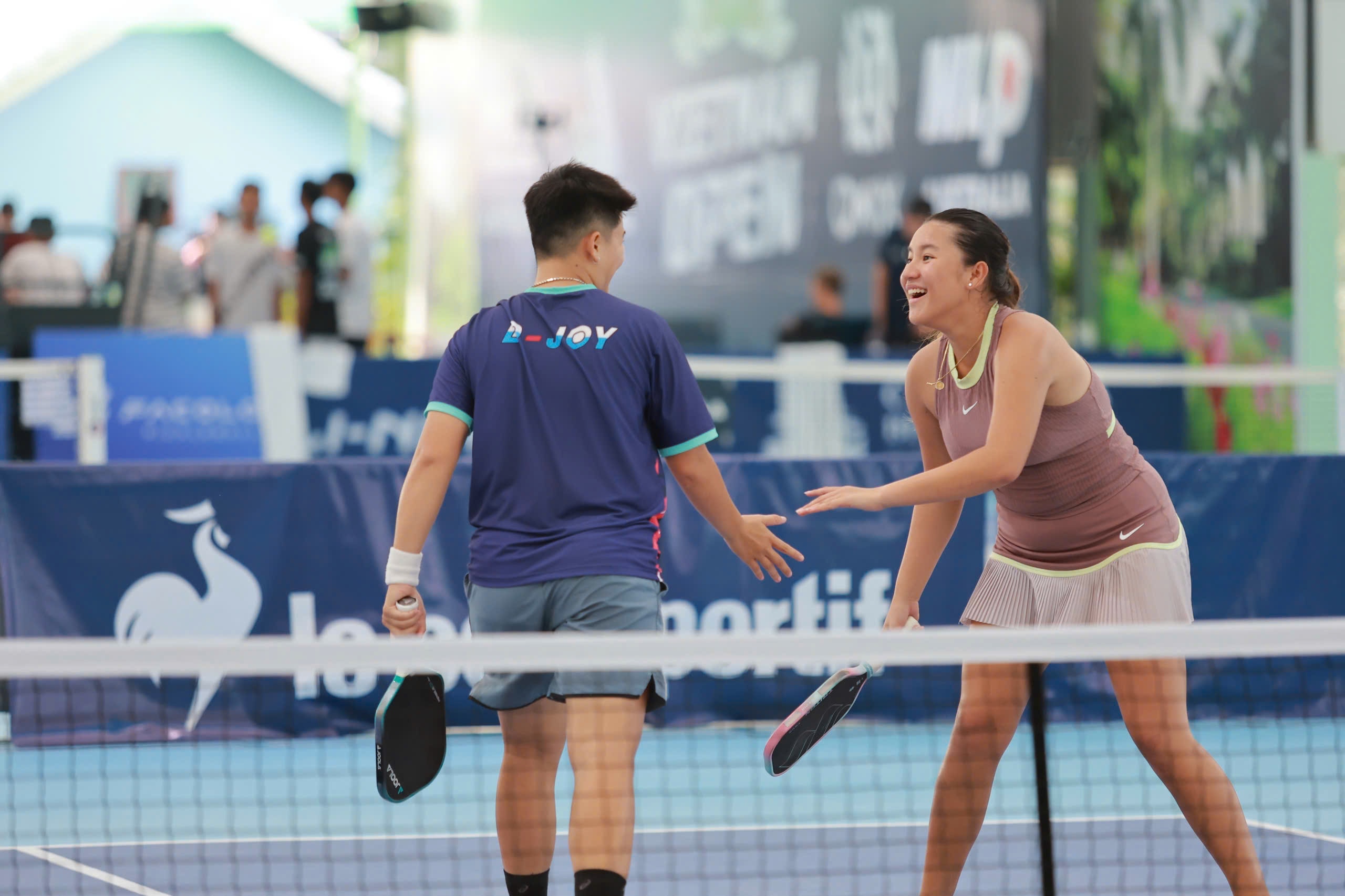 Sophia Huỳnh Trần giành HCV tại giải pickleball danh giá PPA Tour Australia- Ảnh 1.