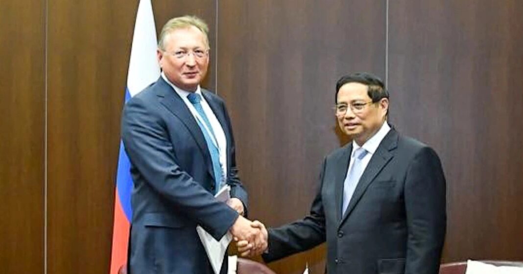 Thủ tướng Phạm Minh Chính tiếp Tổng Giám đốc Tập đoàn Zarubezhneft