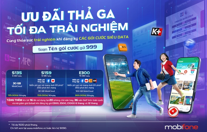 Tối đa trải nghiệm, MobiFone mang đến siêu ưu đãi cho các gói cước data - 1