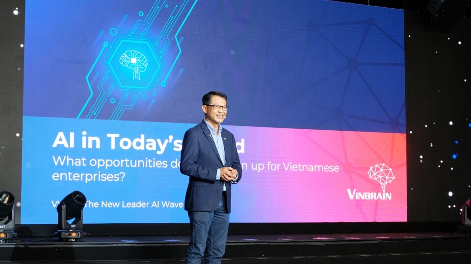 CEO VinBrain Trương Quốc Hùng chia sẻ tại Diễn đàn VYBS.