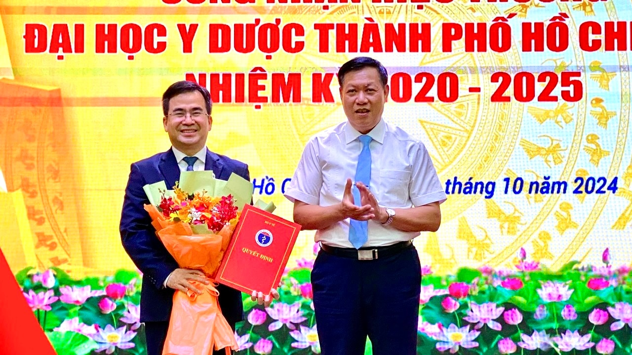 Trường ĐH Y dược TP.HCM có hiệu trưởng mới, 47 tuổi- Ảnh 1.