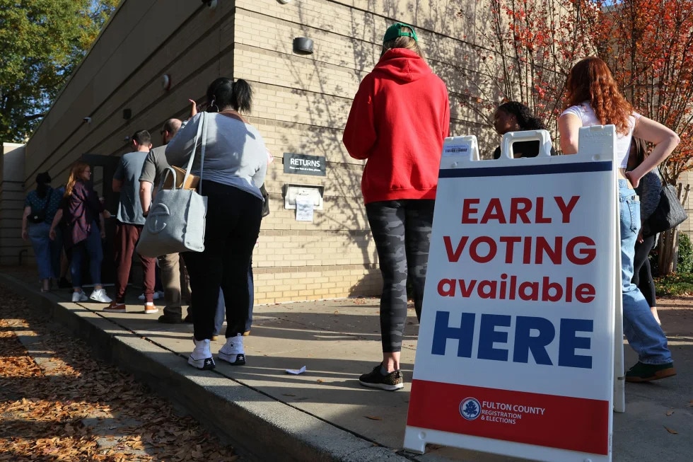 More than 5 million early votes in the US, state records record