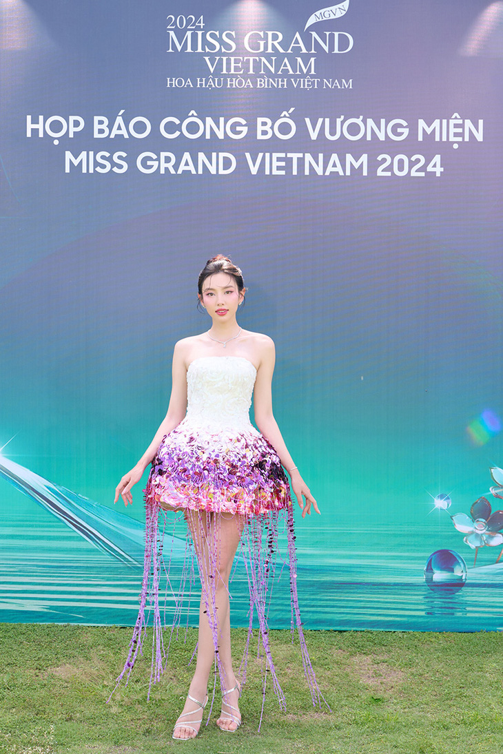 Mỹ nhân đua nhau khoe sắc trên thảm đỏ công bố vương miện Miss Grand Vietnam 2024