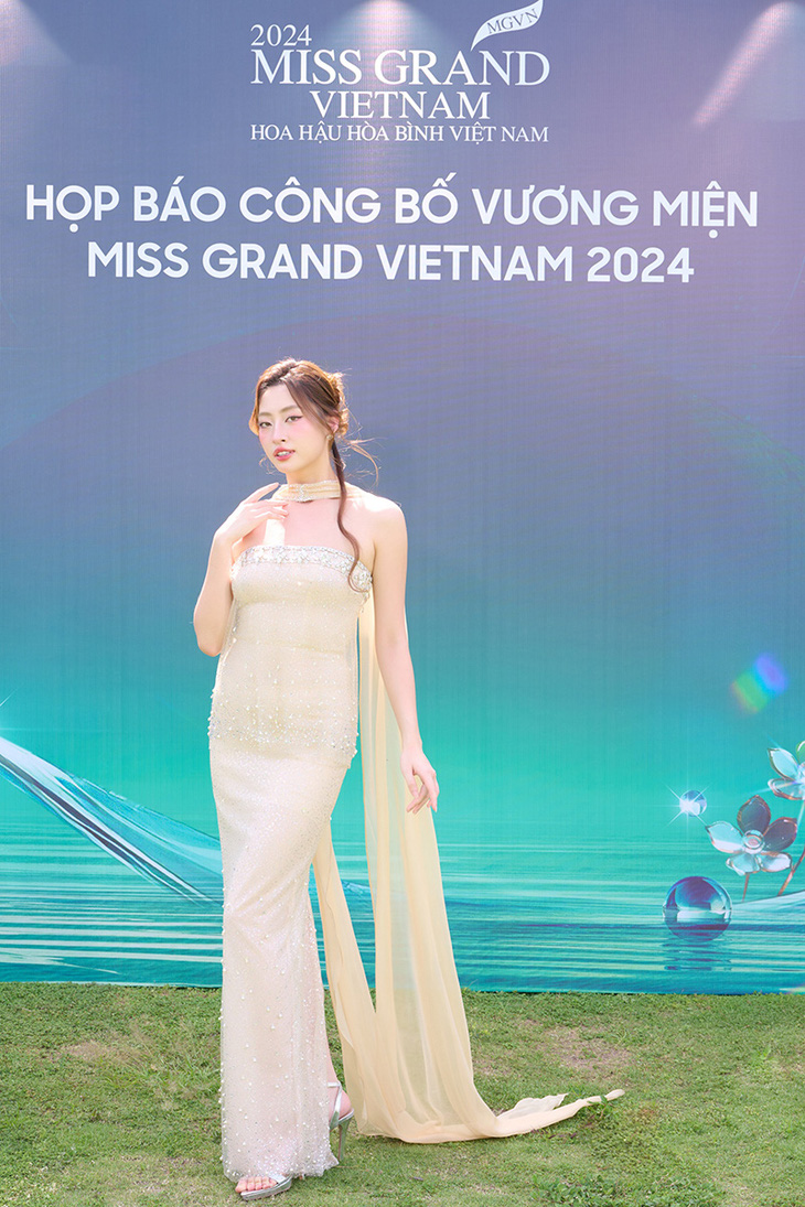 Mỹ nhân đua nhau khoe sắc trên thảm đỏ công bố vương miện Miss Grand Vietnam 2024