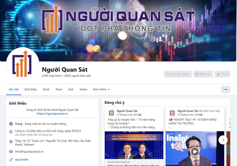 Fanpage Người Quan Sát