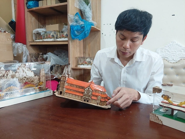 Những nghề độc lạ: Dựng công trình biểu tượng bằng mô hình 3D