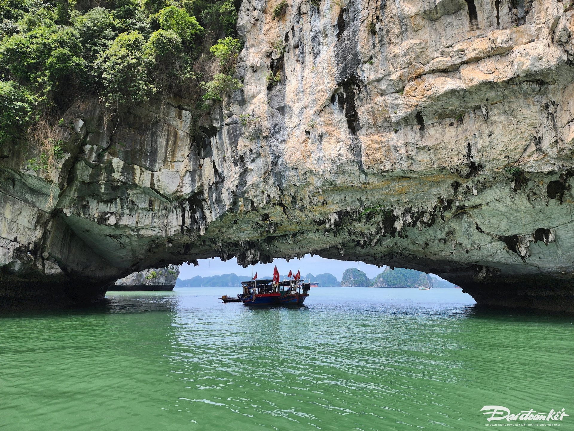 Một trong những điểm đặc biệt nhất của làng chài Vung Viêng là chiếc 