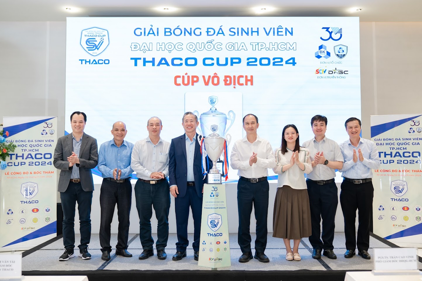 Hấp dẫn giải bóng đá sinh viên ĐH Quốc gia TP.HCM - THACO Cup 2024- Ảnh 3.