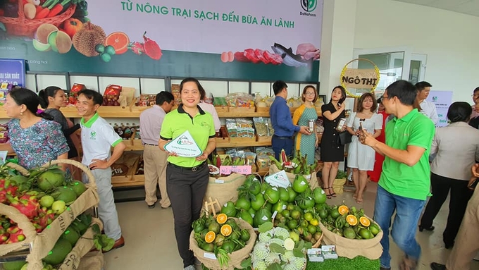 Các sản phẩm nông nghiệp hữu cơ Đồng Nai từng bước có chỗ đứng trên thị trường. Ảnh: Trần Trung.