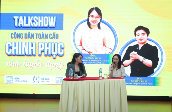 Talkshow do IELTS Mentor kết hợp cùng Đại học Điện lực tổ chức.