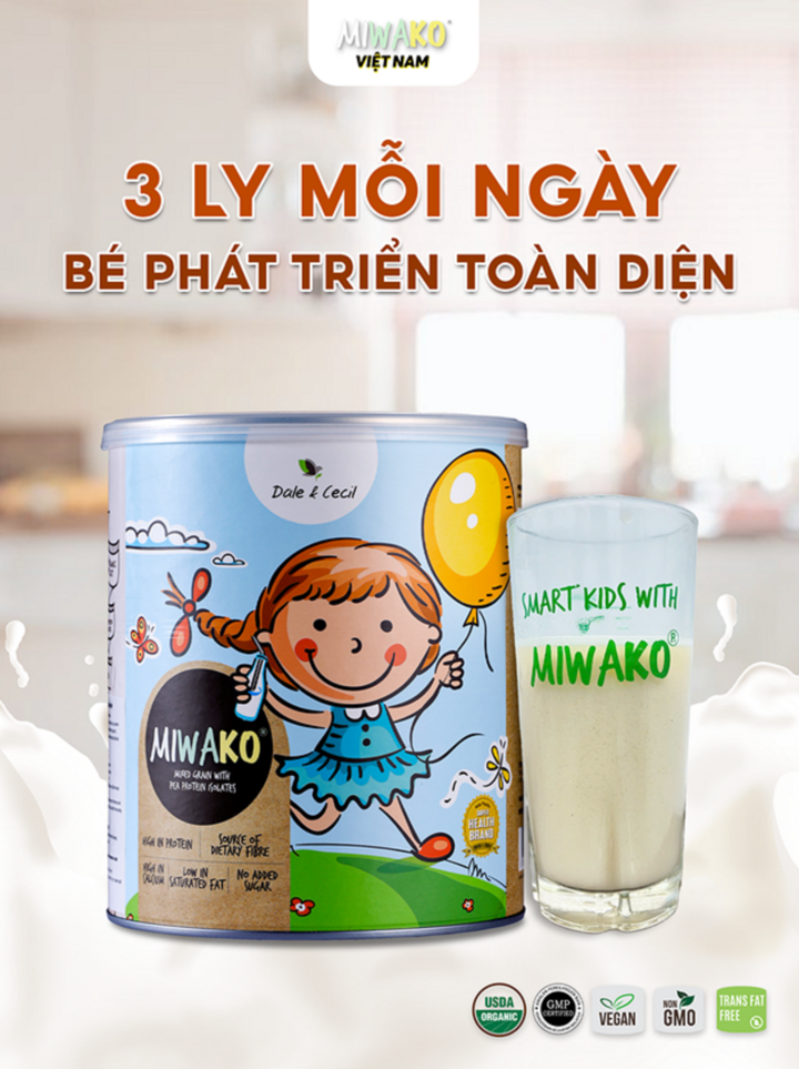 Miwako - Hỗ trợ tăng cường sức khỏe vững chắc cho bé yêu - 3