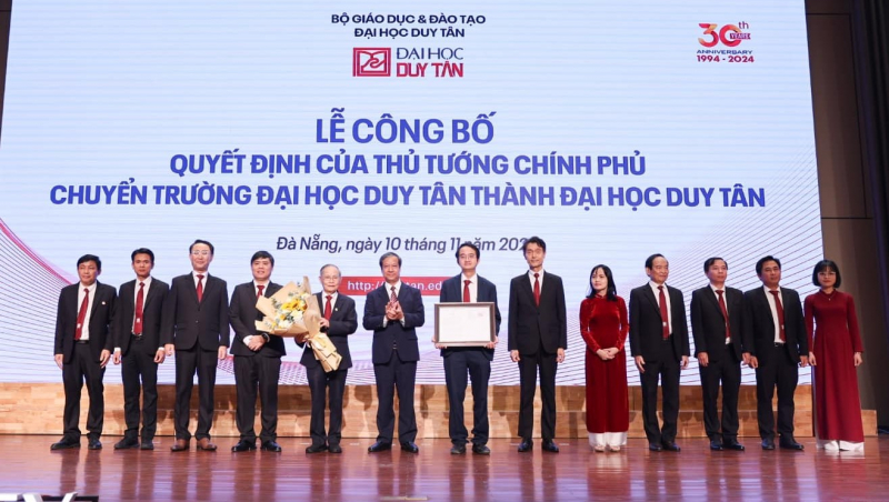 Trường Đại học Duy Tân chính thức chuyển thành Đại học Duy Tân -0