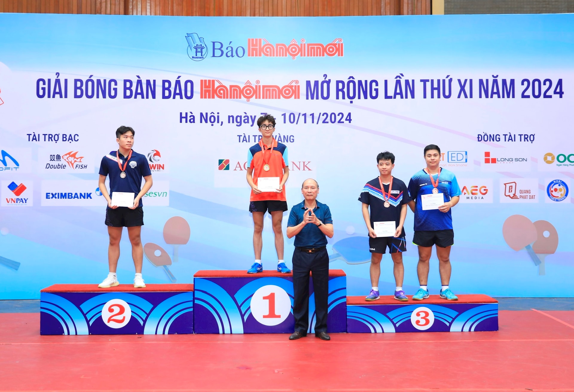 Winners of the Hanoi Table Tennis Newspaper Cup 2024 - Photo 5.