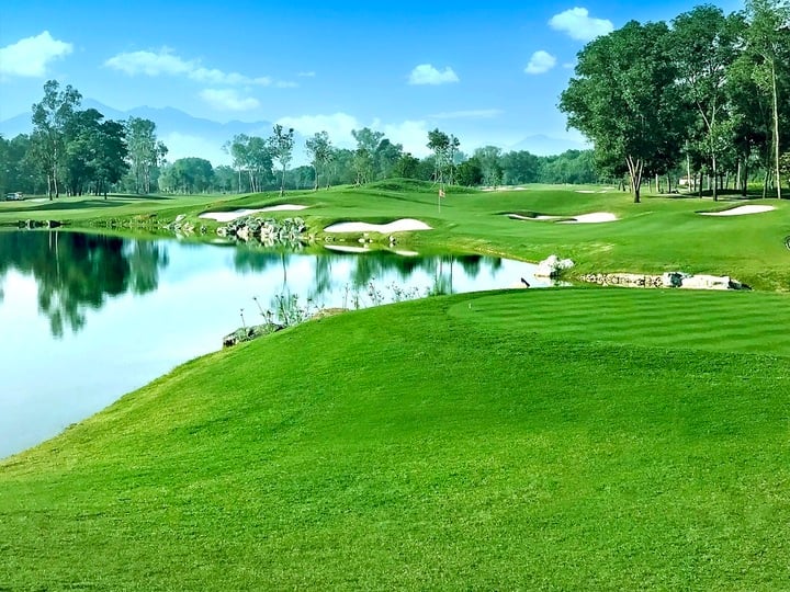 Vẻ đẹp của sân Kings Island Golf Resort, một trong hai sân đăng cai sự kiện BRG Golf Hanoi Festival 2024.