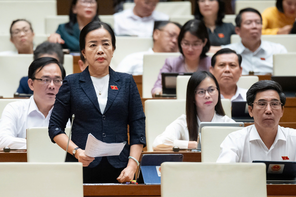 Đại biểu Quốc hội Nguyễn Thị Kim Thúy (Đoàn đại biểu Quốc hội TP Đà Nẵng) - Ảnh: Quochoi.vn