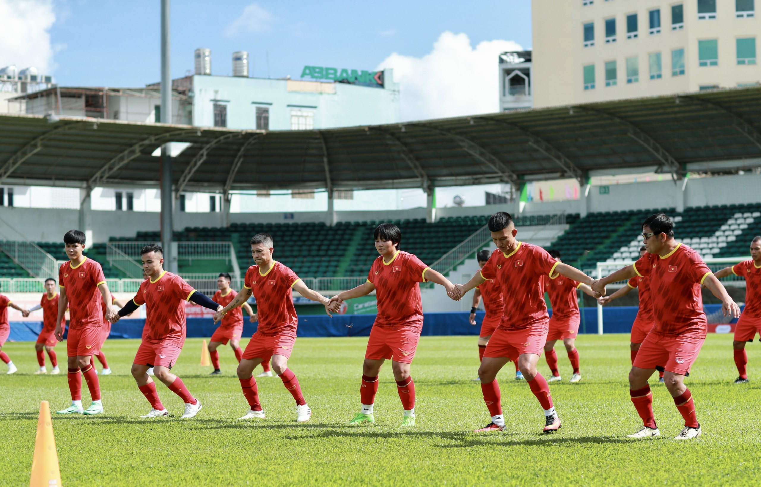 Công Vinh trong lớp huấn luyện AFC-C