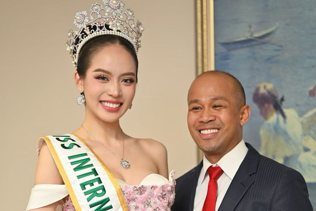 Hình ảnh đầu tiên của hoa hậu Thanh Thủy sau đăng quang Miss International 2024