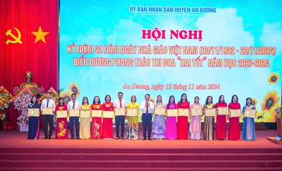 Huyện An Dương (Hải Phòng) kỷ niệm 42 năm Ngày Nhà giáo Việt Nam ...