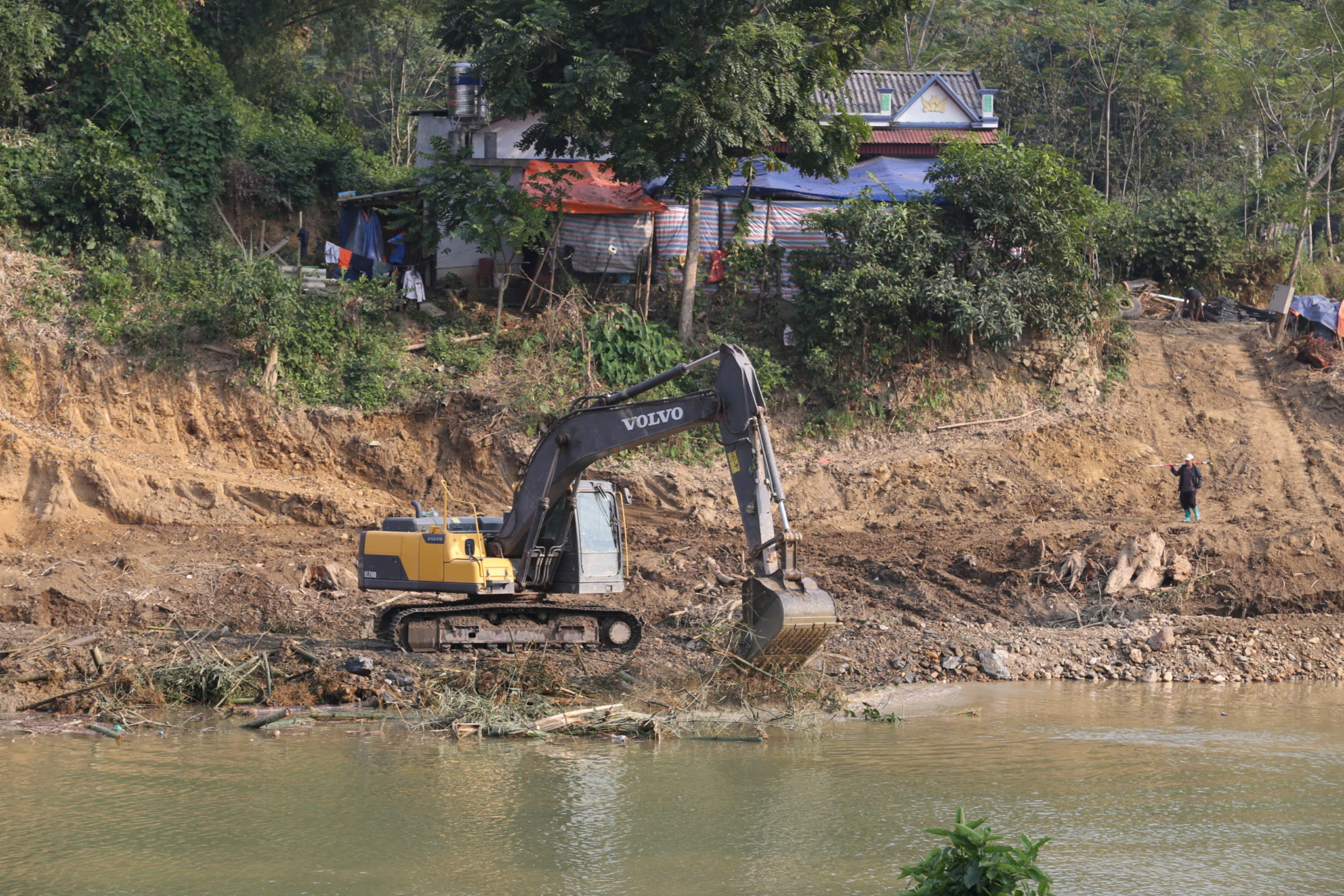 Thuỷ điện xả nước bất thường gây thiệt hại cho dự án kè vùng hạ du Bắc Kạn- Ảnh 11.