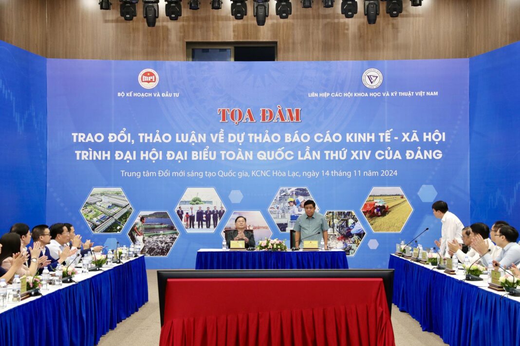 Bộ trưởng Nguyễn Chí Dũng chủ trì Tọa đàm trao đổi, thảo luận về dự thảo Báo cáo Kinh tế