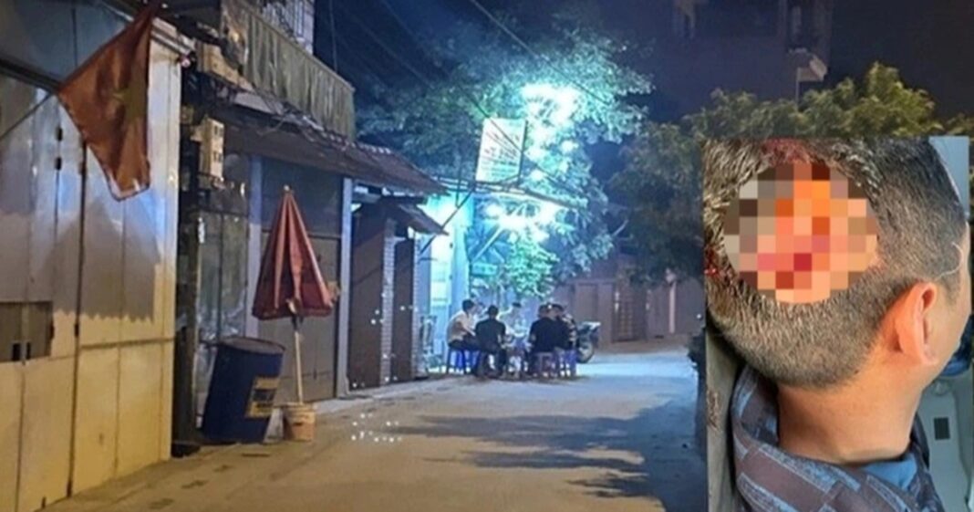 Người đàn ông ở Hà Nội "tự nhiên" bị đánh rách đầu