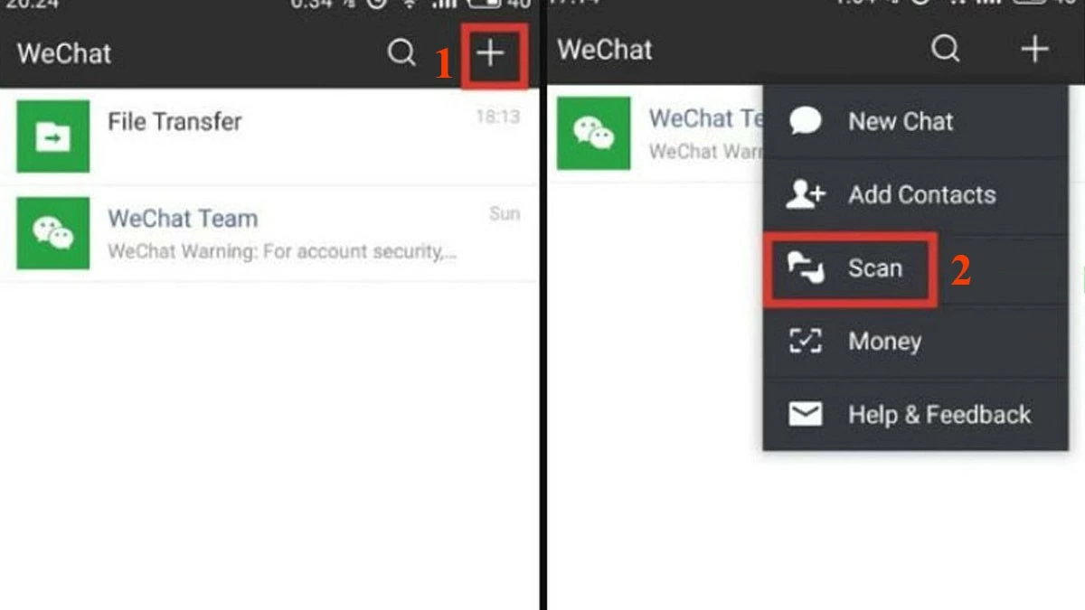 Cách quét mã QR Wechat trên iOS, Android đơn giản nhất