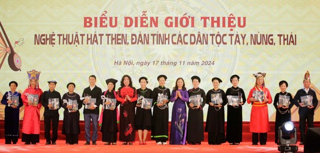 Bế mạc Liên hoan nghệ thuật hát Then, đàn Tính các dân tộc Tày, Nùng Thái lần thứ VII  - Ảnh 6.