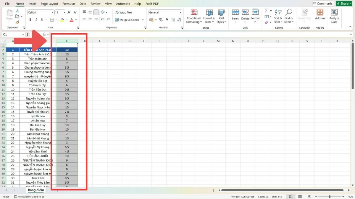 Cách di chuyển cột trong Excel nhanh chóng và tiện lợi