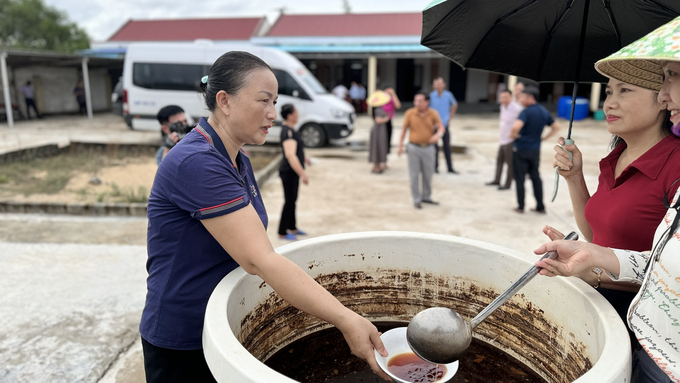 Sau khi tham gia chương trình OCOP, năng lực sản xuất, thương mại sản phẩm của các đơn vị đã có sự chuyển biến rất tích cực. Ảnh: Ánh Nguyệt.