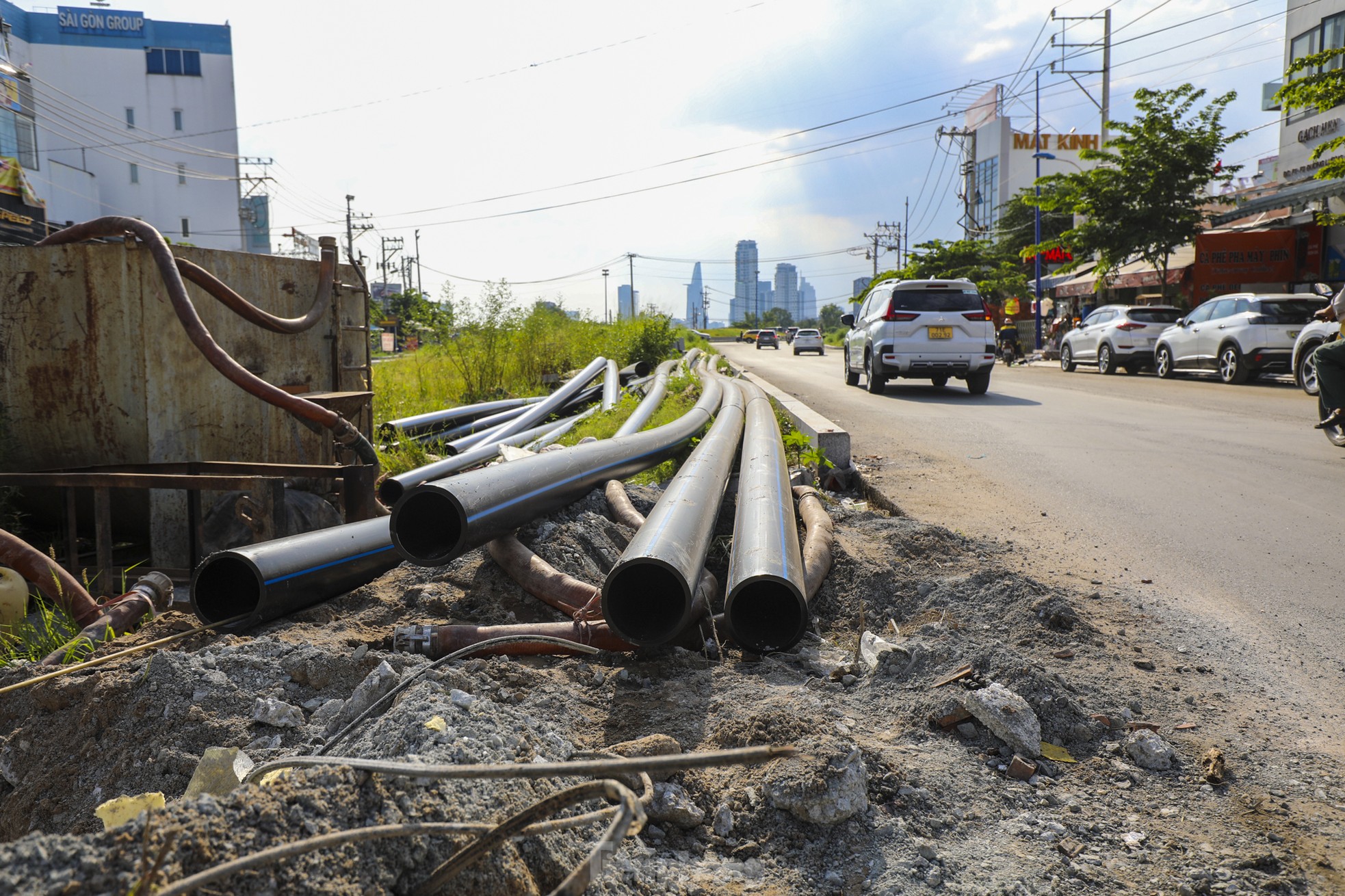 Thi công mở rộng 2,5km đường Lương Định Của: Vẫn ngổn ngang sau 9 năm ảnh 8