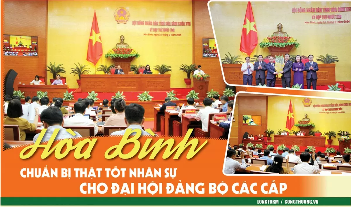 Hòa Bình: Chuẩn bị tốt nhân sự cho Đại hội Đảng bộ các cấp