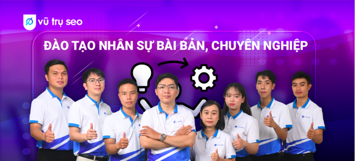 Đào tạo nhân sự với lộ trình phát triển bài bản, chuyên nghiệp.