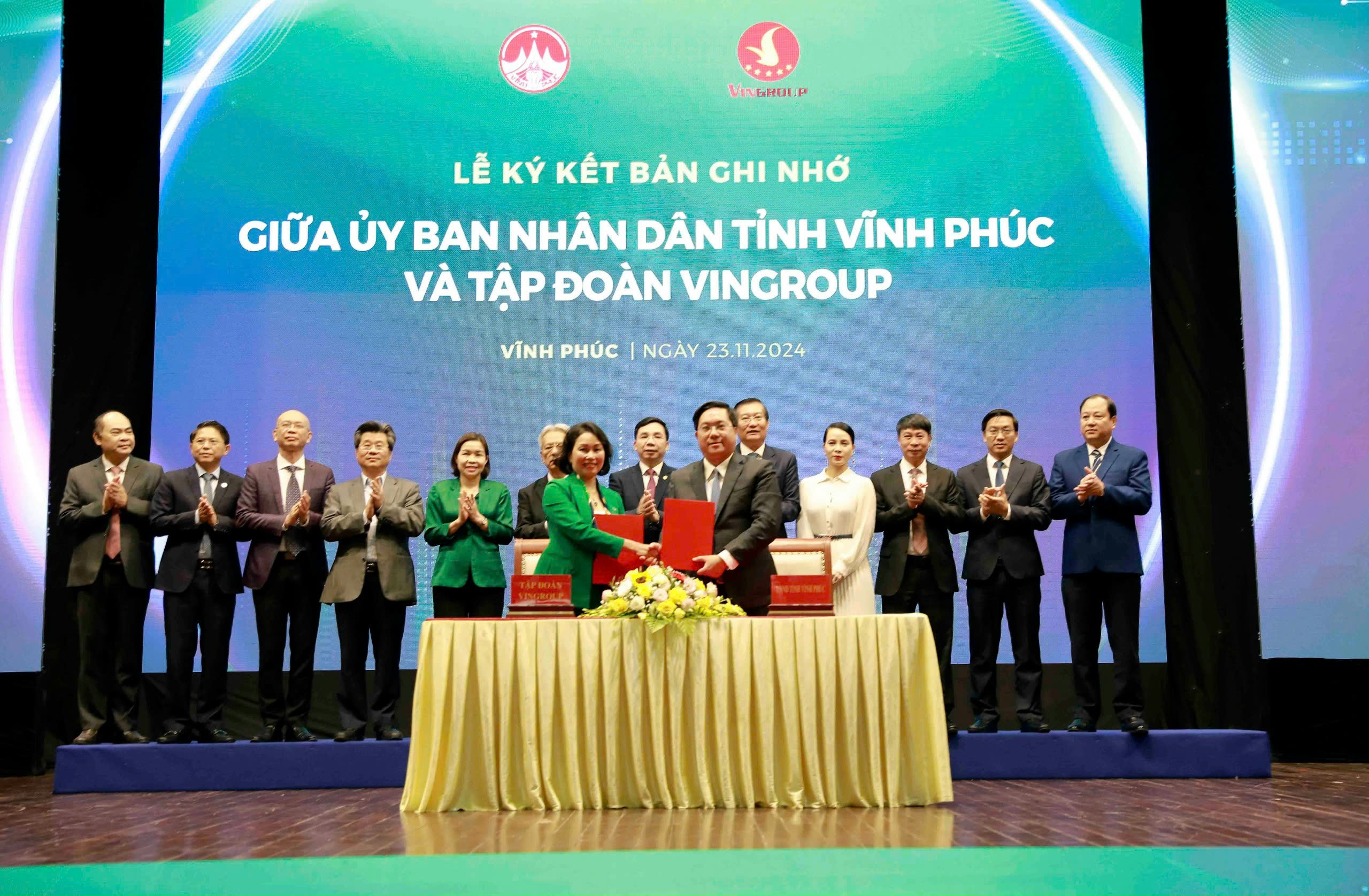 Vĩnh Phúc và Tập đoàn Vingroup ký thỏa thuận hợp tác về chuyển đổi xanh- Ảnh 3.