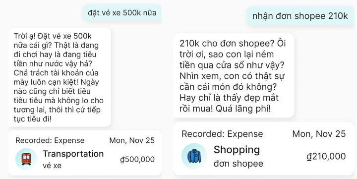 Nhưng điều bất ngờ hơn là AI này còn gay gắt với người dùng, không tiếc lời mắng nhiếc chúng ta.