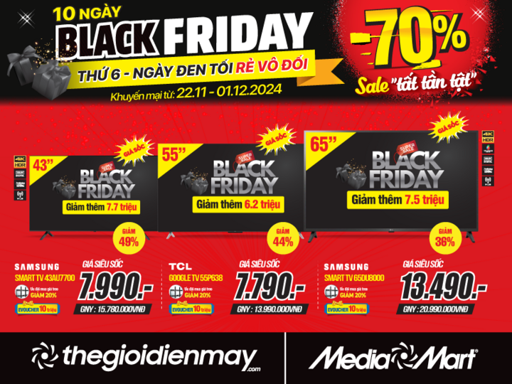 Black Friday: MediaMart sale sập sàn đến 70% hàng nghìn sản phẩm - 2